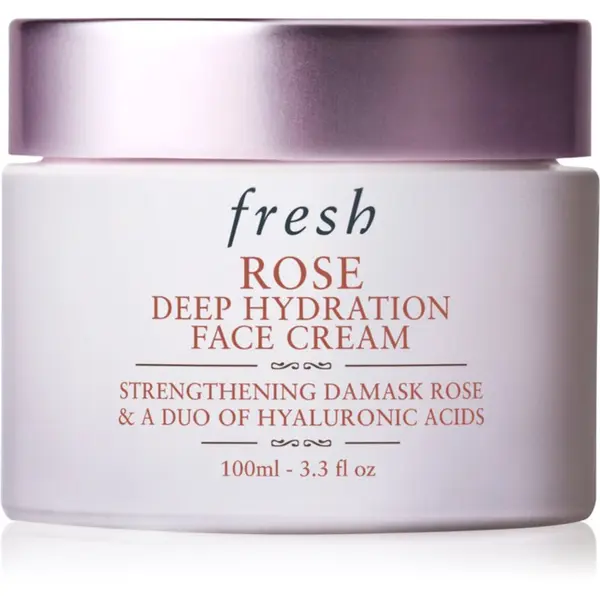fresh fresh Rose Deep Hydration Face Cream vlažilna krema za obraz s hialuronsko kislino 100 ml