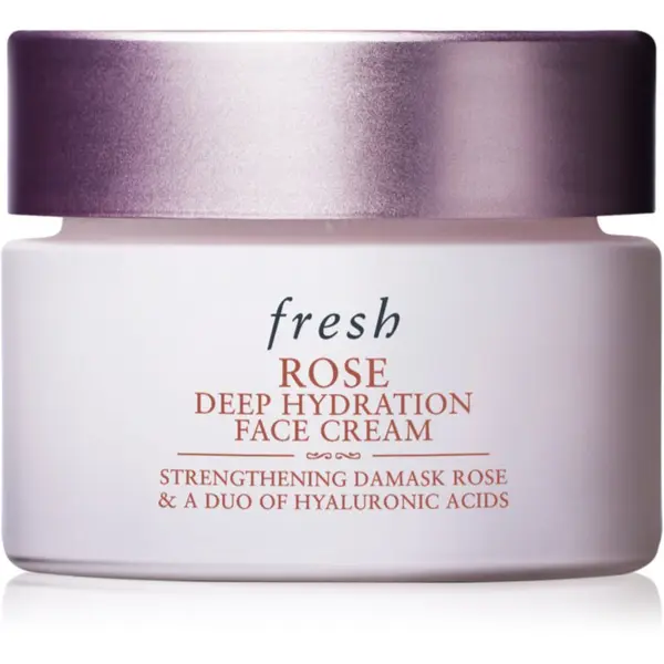 fresh fresh Rose Deep Hydration Face Cream vlažilna krema za obraz s hialuronsko kislino 15 ml
