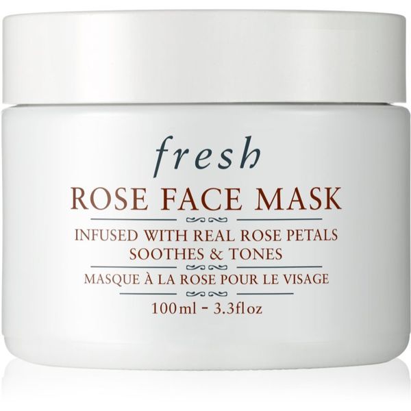 fresh fresh Rose Face Mask vlažilna maska za obraz iz vrtnice 100 ml