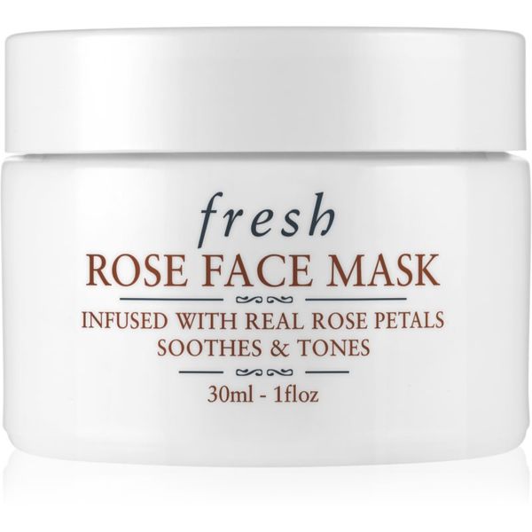 fresh fresh Rose Face Mask vlažilna maska za obraz iz vrtnice 30 ml