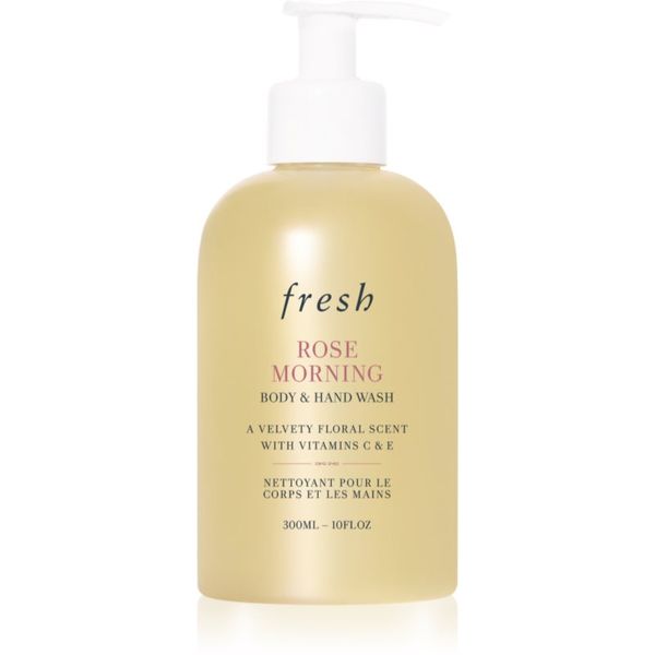 fresh fresh Rose Morning Body & Hand Wash gel za prhanje iz vrtnice 300 ml