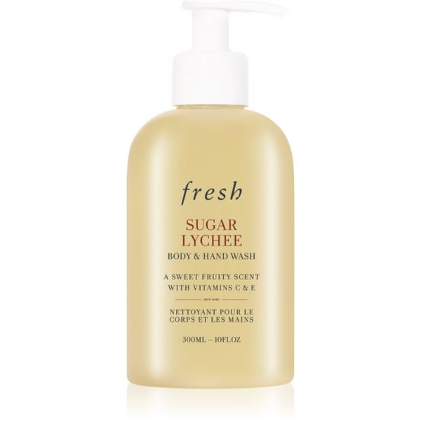 fresh fresh Sugar Lychee Body & Hand Wash gel za prhanje 300 ml