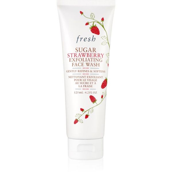 fresh fresh Sugar Strawberry Face Wash eksfoliacijski čistilni gel 125 ml