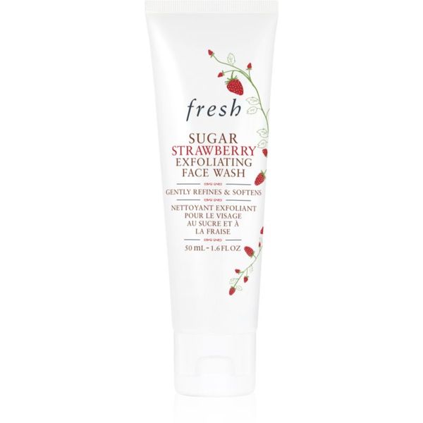 fresh fresh Sugar Strawberry Face Wash eksfoliacijski čistilni gel 50 ml