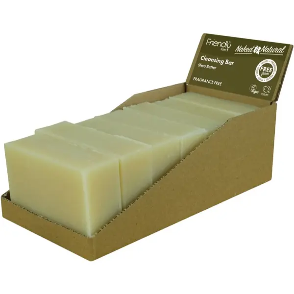 Friendly Soap Friendly Soap Cleansing Bar Shea Butter naravno milo za obraz 7x95 g