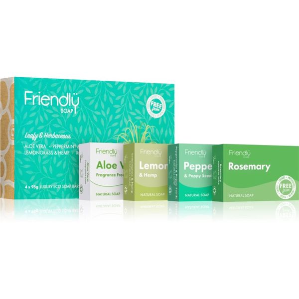 Friendly Soap Friendly Soap Leafy and Herbaceous set trdih mil