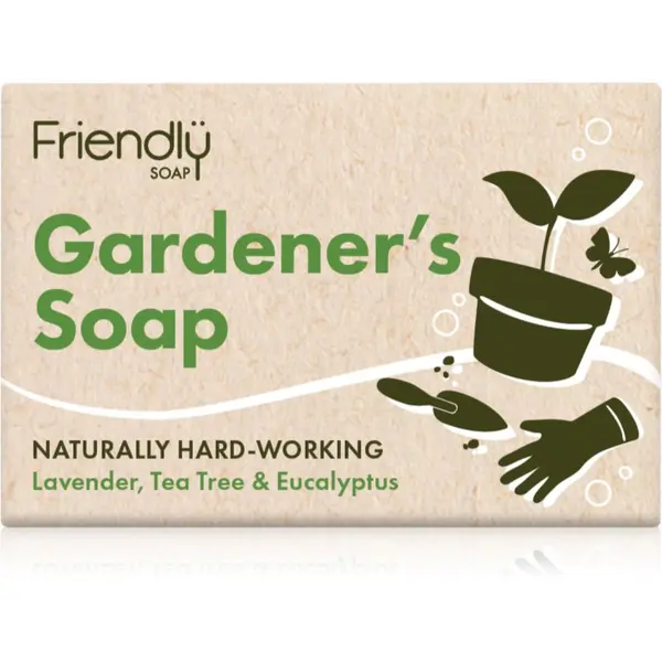 Friendly Soap Friendly Soap naravno trdo milo za vrtičkarje 95 g