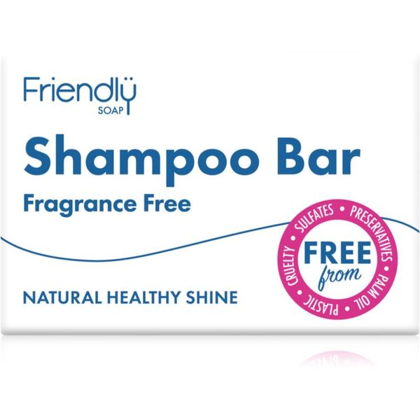 Friendly Soap Friendly Soap Natural Shampoo Bar Fragrance Free naravno milo za lase 95 g