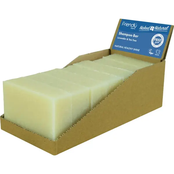 Friendly Soap Friendly Soap Natural Shampoo Bar Lavender and Tea Tree naravno milo za lase 7x95 g