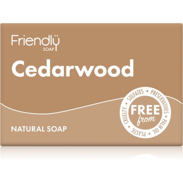 Friendly Soap Friendly Soap Natural Soap Cedarwood naravno milo 95 g