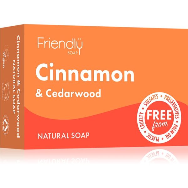 Friendly Soap Friendly Soap Natural Soap Cinnamon & Cedarwood naravno milo 95 g