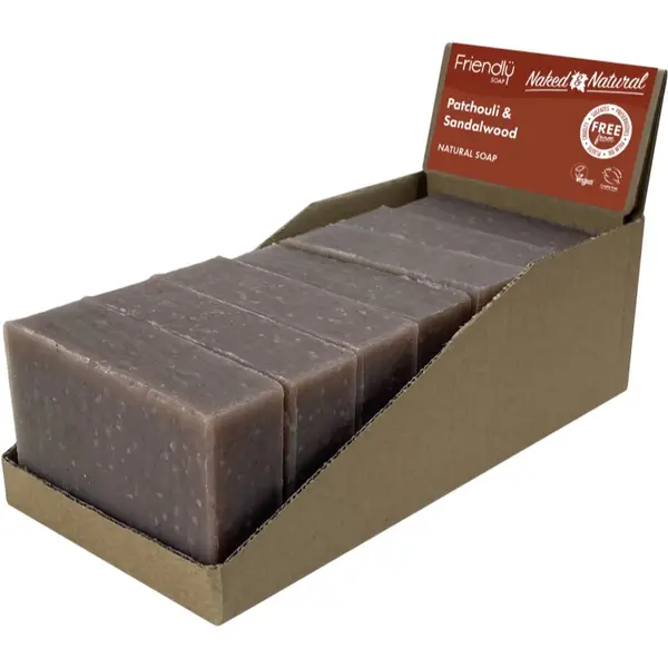 Friendly Soap Friendly Soap Natural Soap Patchouli & Sandalwood naravno milo 7x95 g