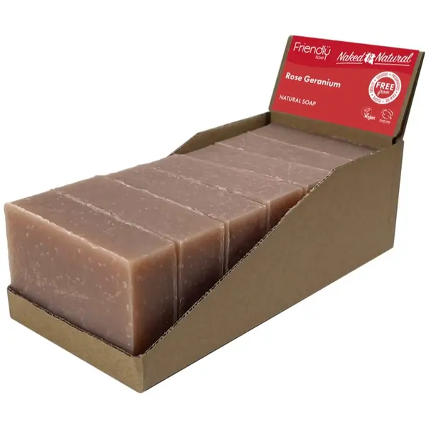 Friendly Soap Friendly Soap Natural Soap Rose Geranium naravno milo 7x95 g