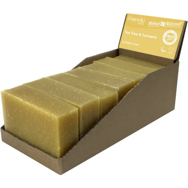 Friendly Soap Friendly Soap Natural Soap Tea Tree & Turmeric naravno milo 7x95 g