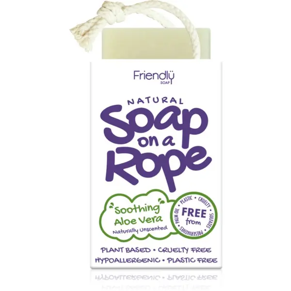 Friendly Soap Friendly Soap Soap on a Rope Aloe Vera naravno milo 95 g
