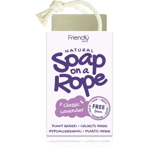 Friendly Soap Friendly Soap Soap on a Rope Lavender naravno milo 95 g