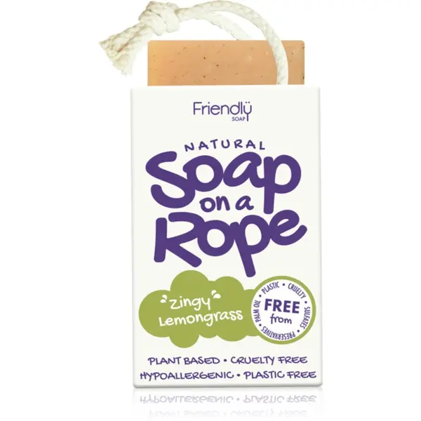 Friendly Soap Friendly Soap Soap on a Rope Lemongrass naravno milo 95 g