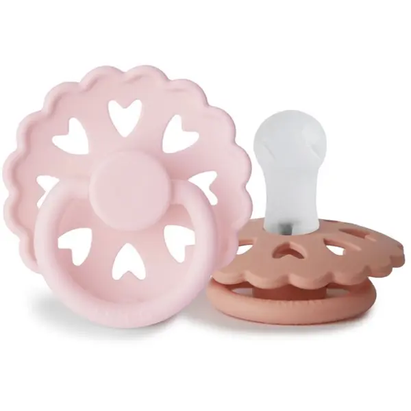FRIGG FRIGG Fairytale Round Silicone 2-Pack Size 1 duda The Snow Queen/The Princess and the Pea 2 kos