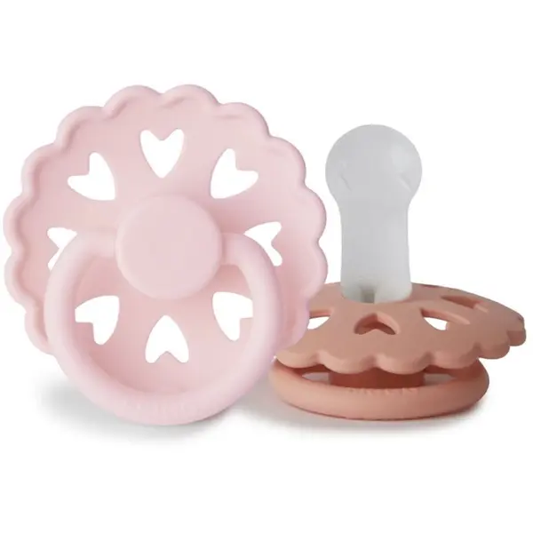 FRIGG FRIGG Fairytale Round Silicone 2-Pack Size 2 duda The Snow Queen/The Princess and the Pea 2 kos