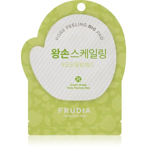 Frudia Frudia Green Grape piling blazinice za obraz proti sijaju in razširjenim poram 1 kos