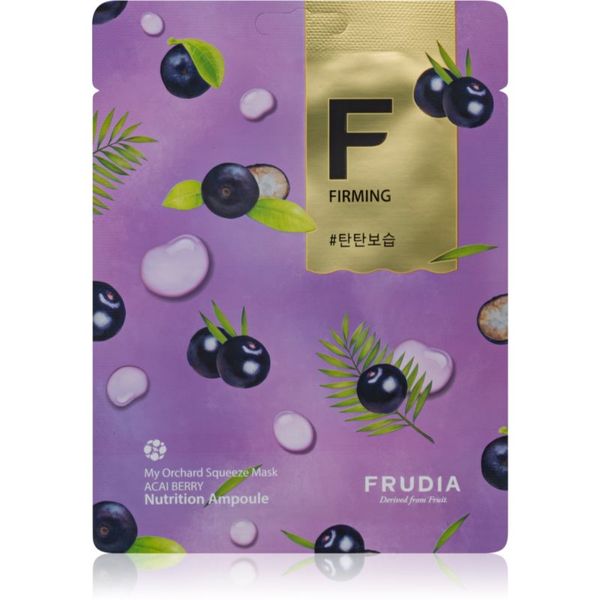 Frudia Frudia Honey Blueberry maska iz platna z vlažilnim in pomirjajočim učinkom 20 ml