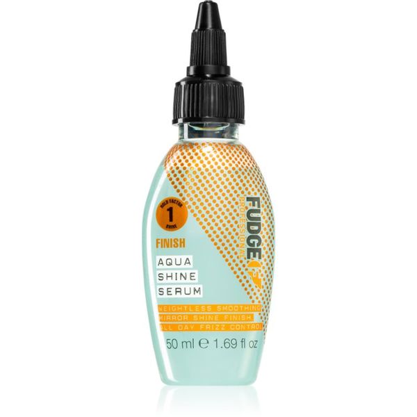 Fudge Fudge Finish Aqua Shine Serum serum za glajenje za sijaj in mehkobo las 50 ml