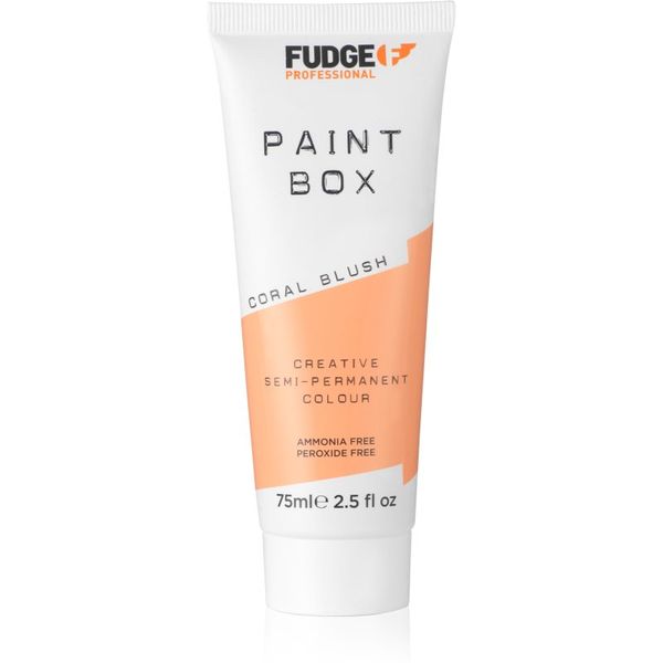 Fudge Fudge Paintbox semi permanentna barva za lase za lase odtenek Coral Blush 75 ml