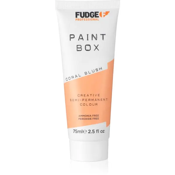 Fudge Fudge Paintbox začasna barva za lase za lase odtenek Coral Blush 75 ml