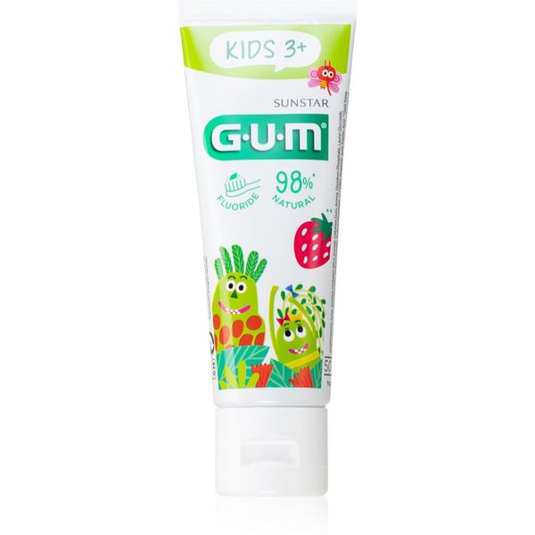 G.U.M G.U.M Kids zobni gel za otroke z jagodnim okusom 50 ml