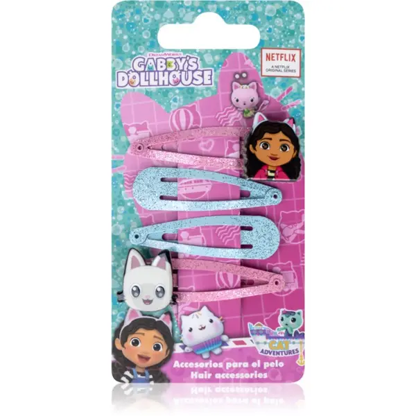 Gabby's Dollhouse Gabby's Dollhouse Hair Accessories sponke za lase 4 kos
