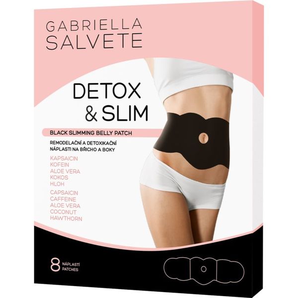 Gabriella Salvete Gabriella Salvete Belly Patch Detox Slimming obliži za preoblikovanje trebuha in bokov 8 kos