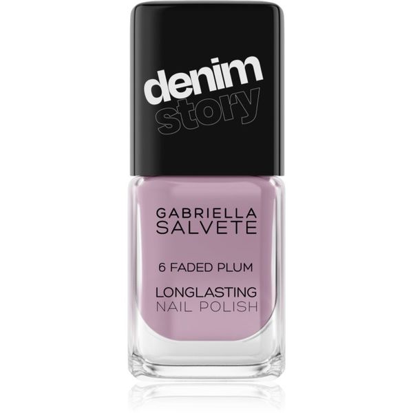 Gabriella Salvete Gabriella Salvete Denim Story dolgoobstojen lak za nohte odtenek 06 Faded Plum 11 ml