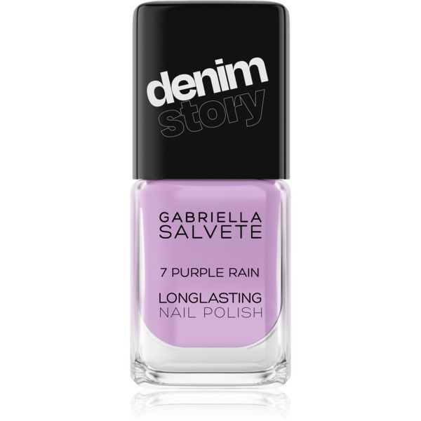 Gabriella Salvete Gabriella Salvete Denim Story dolgoobstojen lak za nohte odtenek 07 Purple Rain 11 ml