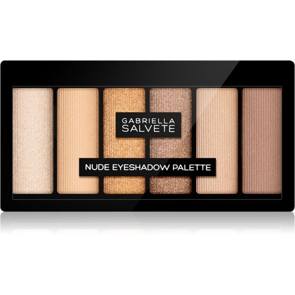 Gabriella Salvete Gabriella Salvete Eyeshadow 6 Shades Palette paleta senčil za oči odtenek 01 Nude 12 g