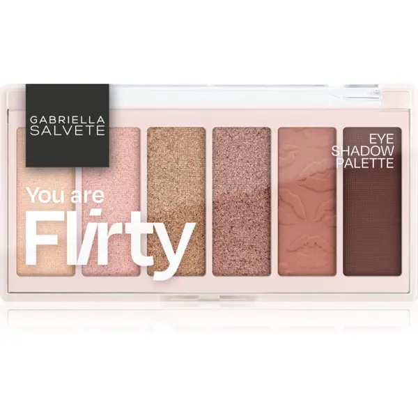 Gabriella Salvete Gabriella Salvete Eyeshadow 6 Shades Palette paleta senčil za oči odtenek You are Flirty 12 g