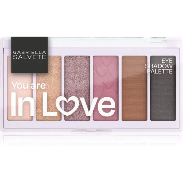 Gabriella Salvete Gabriella Salvete Eyeshadow 6 Shades Palette paleta senčil za oči odtenek You are in Love 12 g