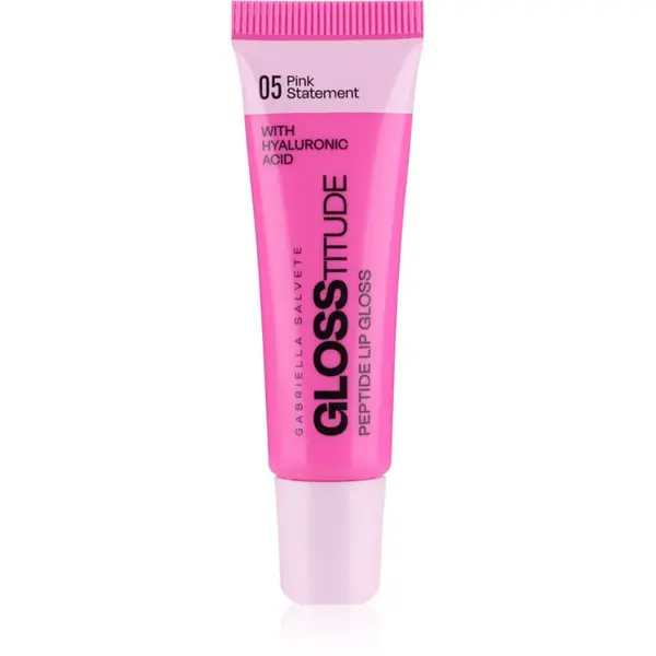 Gabriella Salvete Gabriella Salvete Glosstitude Peptide Lip Gloss vlažilni sijaj za ustnice odtenek 05 Pink Statement 10 ml