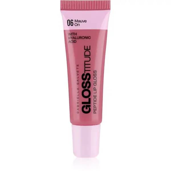 Gabriella Salvete Gabriella Salvete Glosstitude Peptide Lip Gloss vlažilni sijaj za ustnice odtenek 06 Mauve On 10 ml