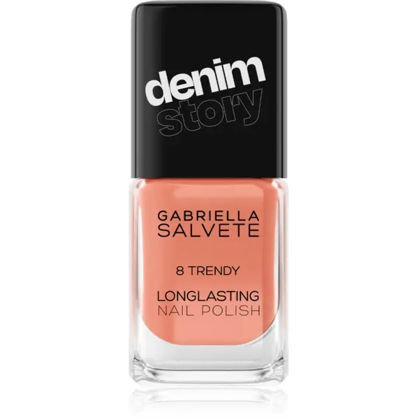 Gabriella Salvete Gabriella Salvete Longlasting Enamel Denim Story dolgoobstojen lak za nohte odtenek 08 Trendy 11 ml