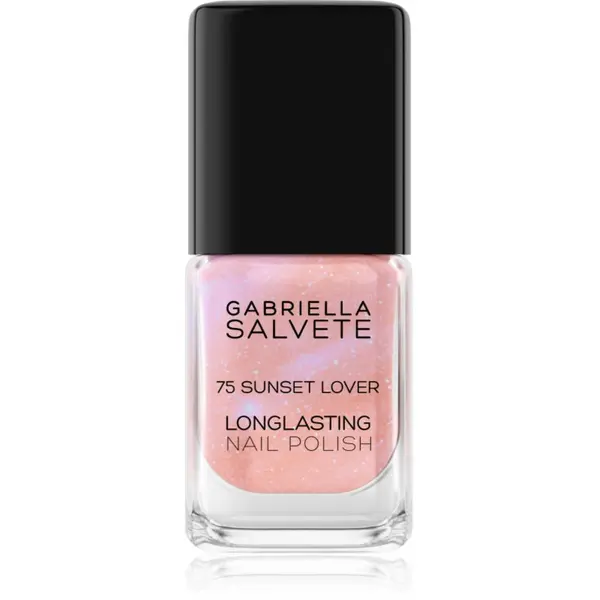 Gabriella Salvete Gabriella Salvete Longlasting Enamel dolgoobstojen lak za nohte z bleščicami odtenek 75 Sunset Lover 11 ml