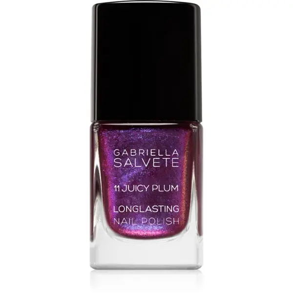 Gabriella Salvete Gabriella Salvete Longlasting Enamel lak za nohte s holografskim učinkom odtenek 11 Juicy Plum 11 ml