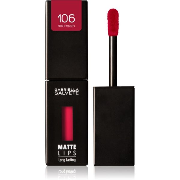 Gabriella Salvete Gabriella Salvete Matte Lips dolgoobstojna tekoča šminka z mat učinkom odtenek 106 Red Moon 4,5 ml