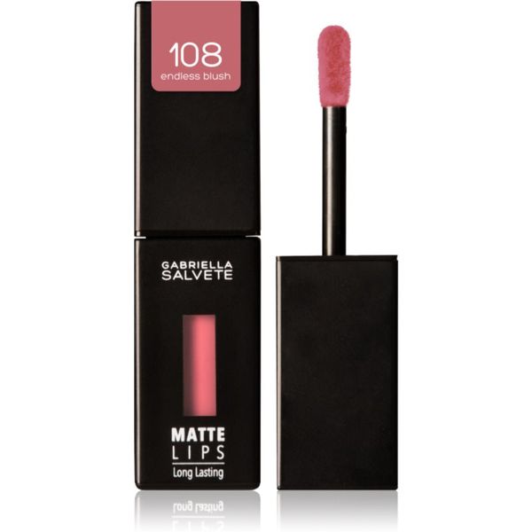 Gabriella Salvete Gabriella Salvete Matte Lips dolgoobstojna tekoča šminka z mat učinkom odtenek 108 Endless Blush 4,5 ml