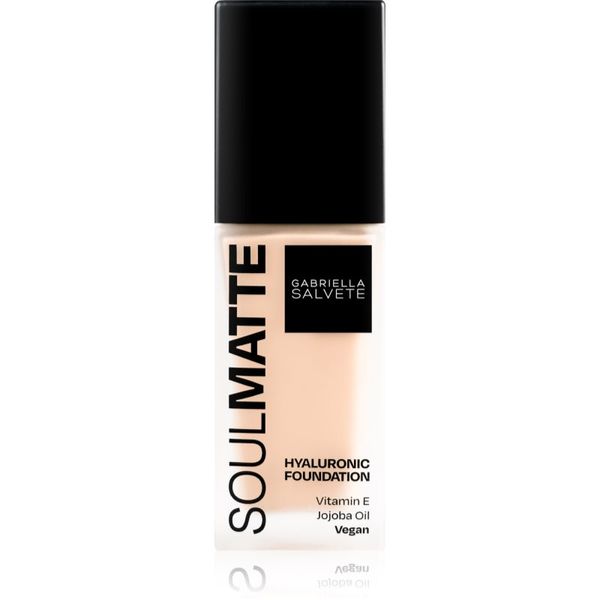 Gabriella Salvete Gabriella Salvete SoulMatte dolgoobstojen tekoči puder z mat učinkom odtenek 02W Ivory Warm 30 ml