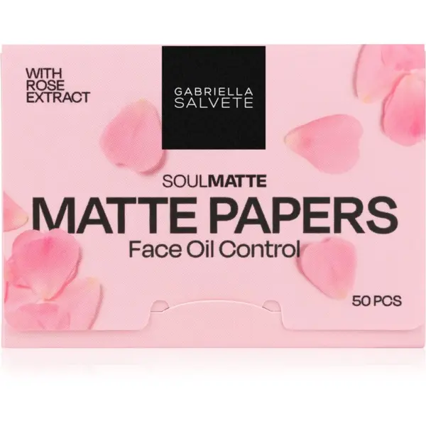 Gabriella Salvete Gabriella Salvete SoulMatte Rose Extract papirčki za matiranje z vrtničnim oljem 50 kos