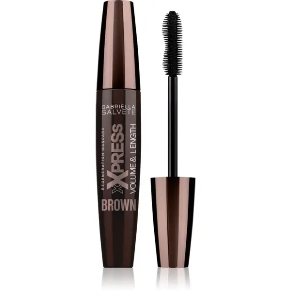 Gabriella Salvete Gabriella Salvete XXPress Volume & Length maskara za podaljšanje za popoln volumen odtenek Brown 11 ml