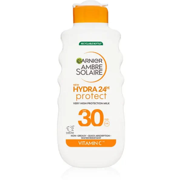 Garnier Garnier Ambre Solaire Hydra 24h zaščitni losjon za sončenje z vlažilnim učinkom SPF 30 175 ml