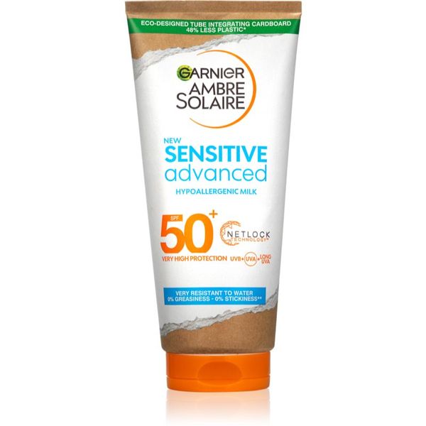 Garnier Garnier Ambre Solaire Sensitive Advanced losjon za sončenje za občutljivo kožo SPF 50+ 175 ml