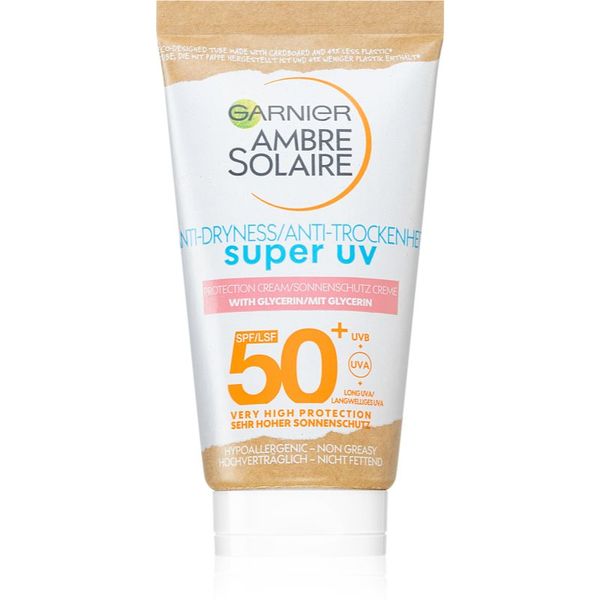 Garnier Garnier Ambre Solaire Sensitive Advanced mleko za sončenje za obraz SPF 50+ 50 ml