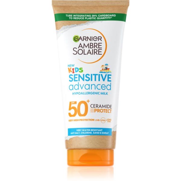 Garnier Garnier Ambre Solaire Sensitive Advanced zaščitni losjon za sončenje za otroke SPF 50+ 175 ml